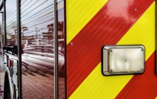 Eight Firefighters Injured After Two Fire Trucks Collide